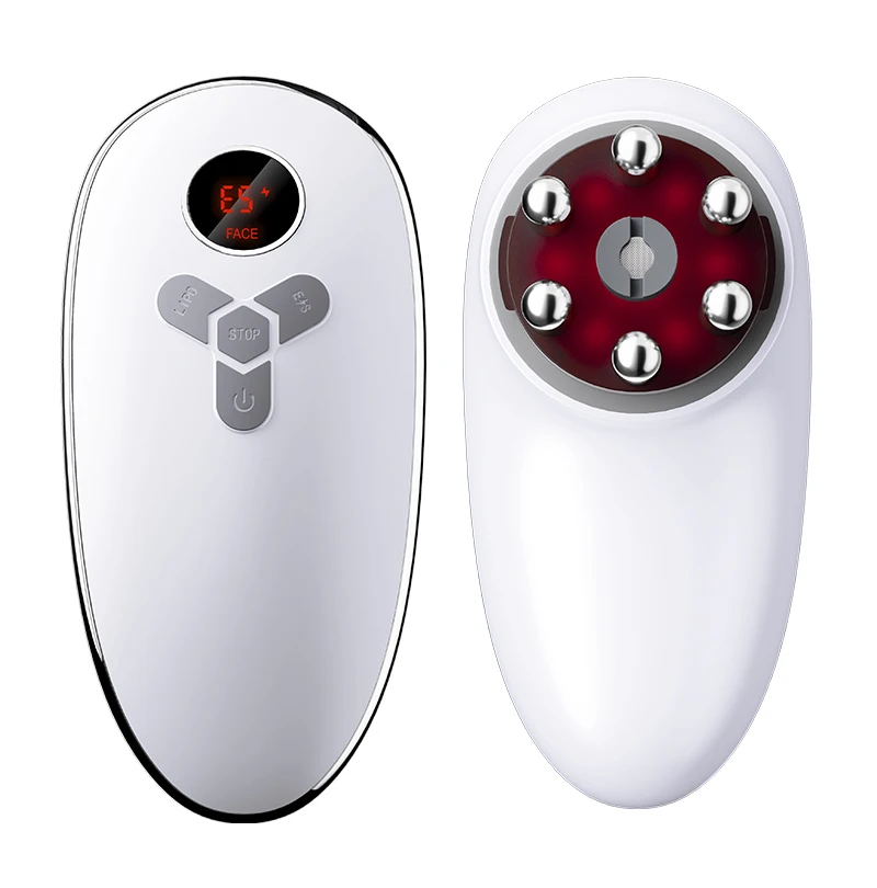 充電式真空吸引ボディマッサージャー-ems-マイクロカレント-赤青光-6dローラー-全身セルライト除去シェイプアップマシン
