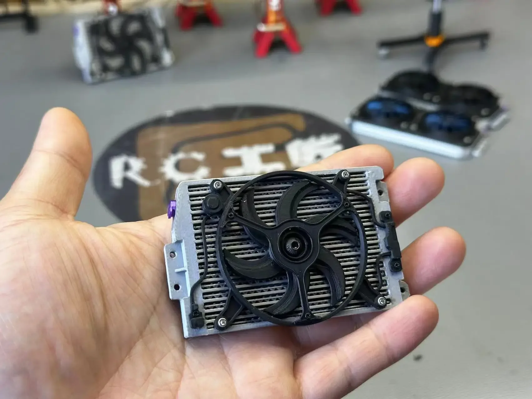 1 مجموعة محاكاة بالوعة الحرارة نموذج ل 1/8 1/10 RC الزاحف سيارة Traxxas TRX4 TRX6 SCX10 اكسسوارات