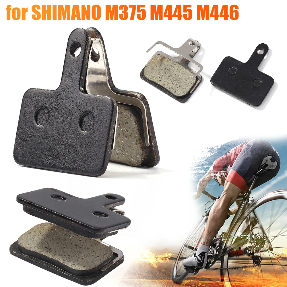 

5-20PCS Bicycle Brake Pads Resin-Iron Disc Brake Pads Quiet Wear-Resistant for Shimano M375 M445 M446 Cycling Bike Parts