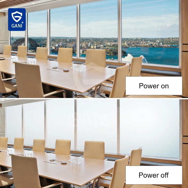 Smart Switchable PDLC Film Electric Privacy Glass Film for Home Office Bathroom Smart Glass Window Upgrade