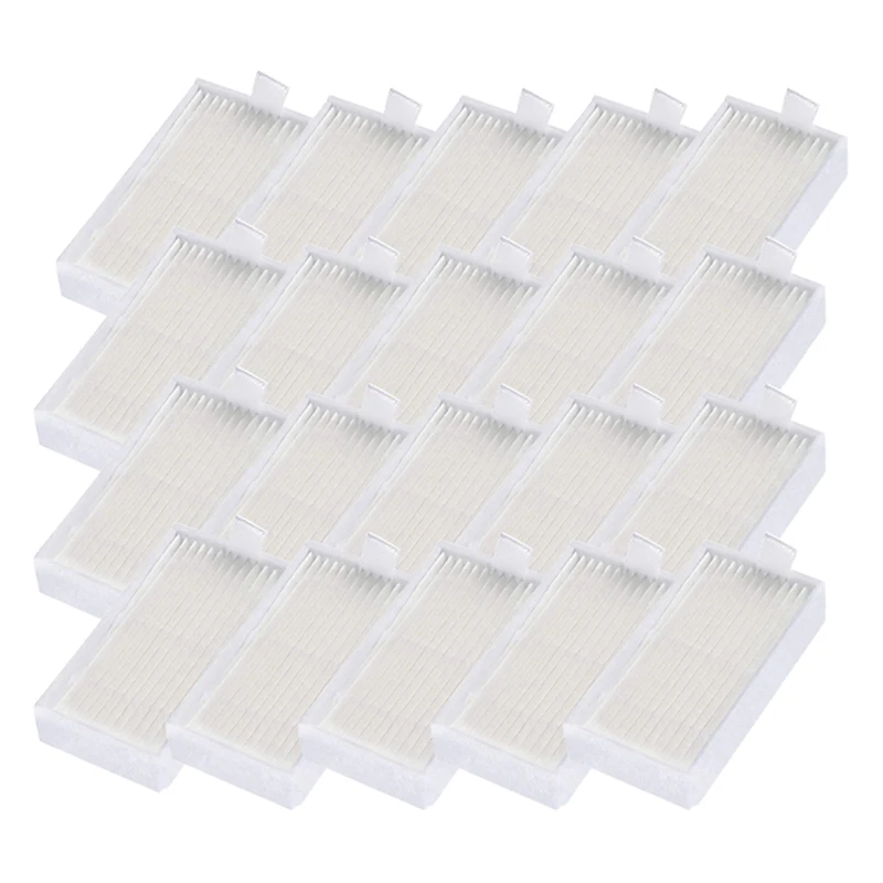 طقم استبدال قطع غيار مكنسة كهربائية روبوت ، ملحقات لـ Chuwi Ilife V5 ، V5S ، V3 ، V3S ، V5Pro ، V50 ، V55 ، X5 ، إسفنجة ، فلتر Hepa