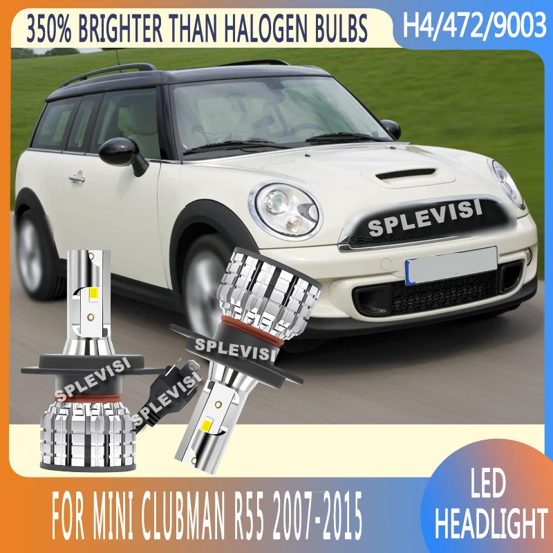 2PCS headlights can withstand harsh conditions LED Car Headlight Bulbs For MINI CLUBMAN R55 2007 2008 2009 2010 2011 2012-2015