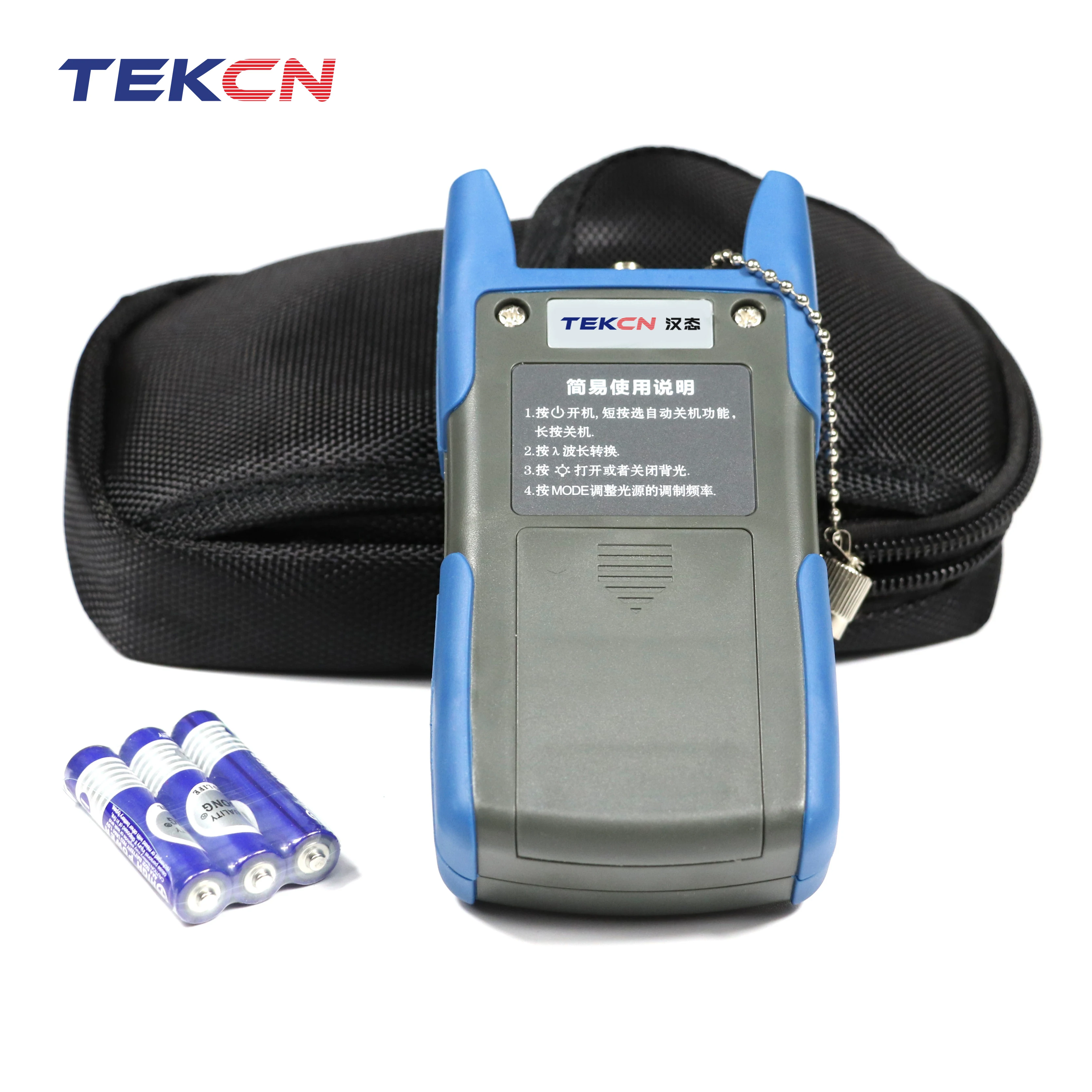 Tekcn TC-130 Handheld Fiber Power Meter Optische Laser Handheld Teste Fiber Optische Kabel Tester