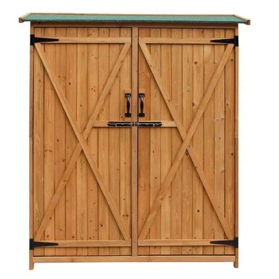 

Fir Wood Shed Garden Storage Shed Wood Color Green