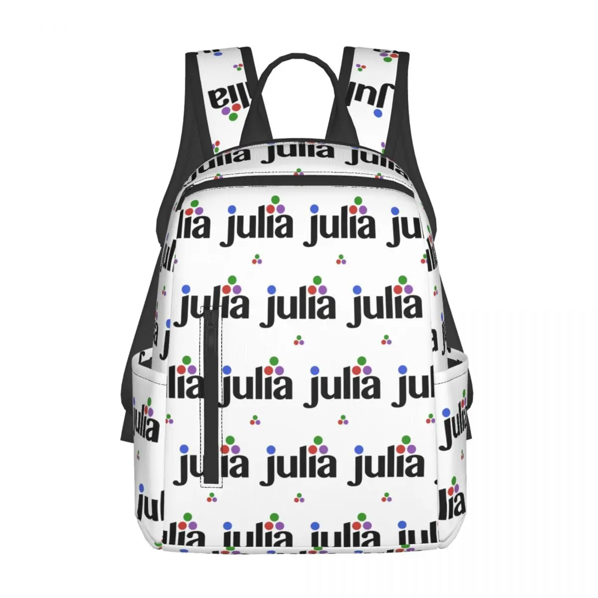 

Julia Hex Logo Backpack Daypack Large Capacity Children BookBag School Bag Shoulder Bags for Men Women