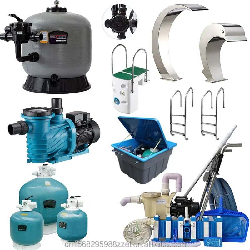 Swimming Pool Equipment pool filter Equipment Complete Set  accessories swimming pool sand filter and pump