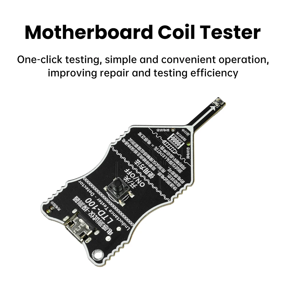 New Inductance Tester Electromagnetic Non-Contact Fault Detection for Phones PCB Motherboard Repair Diagnostics Tool