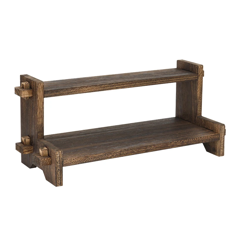 

Desktop Bogu Rack Tea Solid Wood Storage Rack Shelf Rack Teapot Cup Holder Coaster Duobao