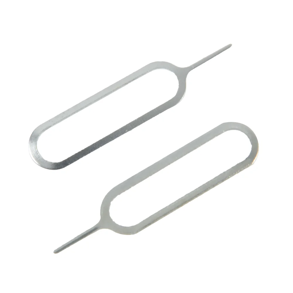 10 pezzi di rimozione del vassoio della scheda SIM Pin di espulsione accessori per telefoni cellulari Pin di rimozione della scheda Sim