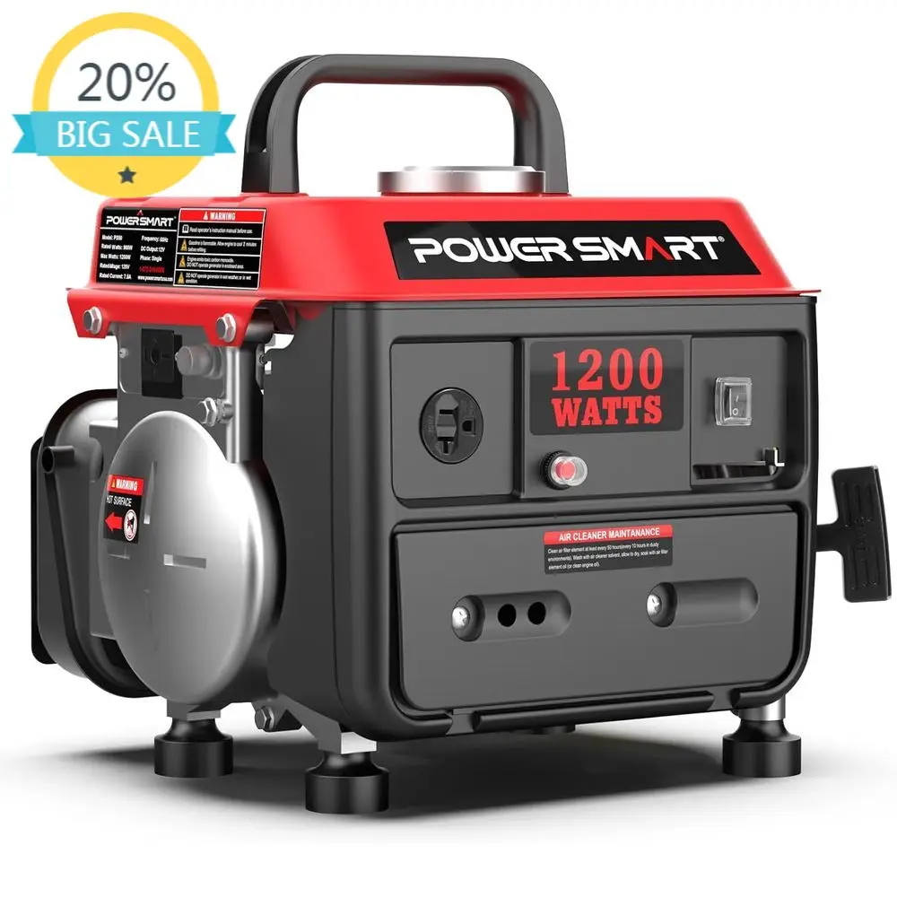 

Compact 1200W Silent Portable Generator for Outdoor Adventures