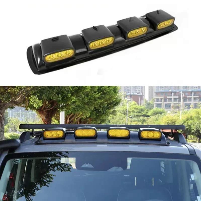 

OFF-ROAD 4x4 EXTERIOR ACCESSORIES LED ROOF TOP LIGHT ROOF SPOILER FOR FORD GREAT WALL GWM WEY TANK 300 2021 2022 203 2024