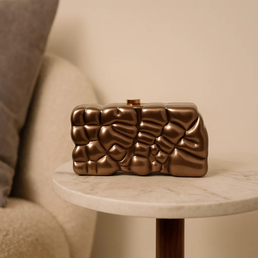 Neue Schulter-Umhängetasche, speziell geformte Muschel-Acryl-Tasche, modische Clutch-Tasche für Hochzeiten und Abendessen. – Detail 7