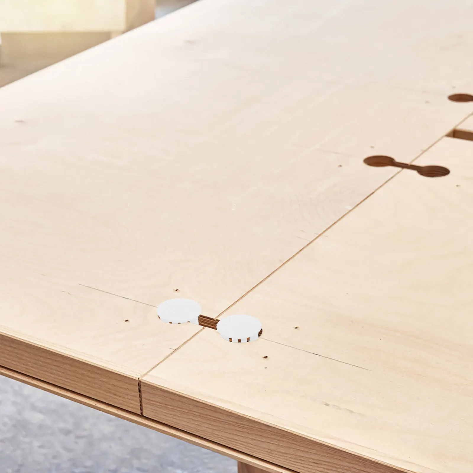 160個の耐久性のある家具穴プラグPP素材簡単な取り付けさまざまなサイズ変形防止耐候性キャップ