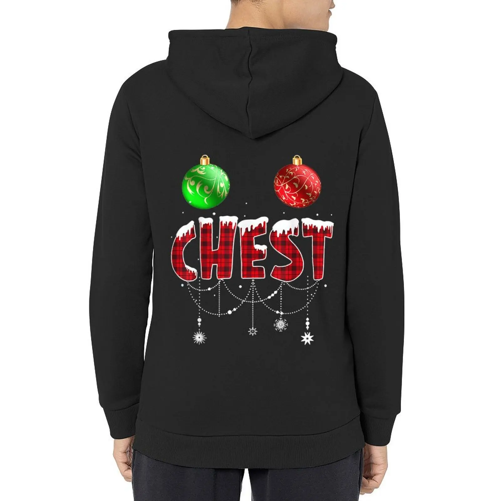 

Chest Nuts Christmas Hoodie anime clothing korean style clothes autumn new products mens clothing hoodie oversize