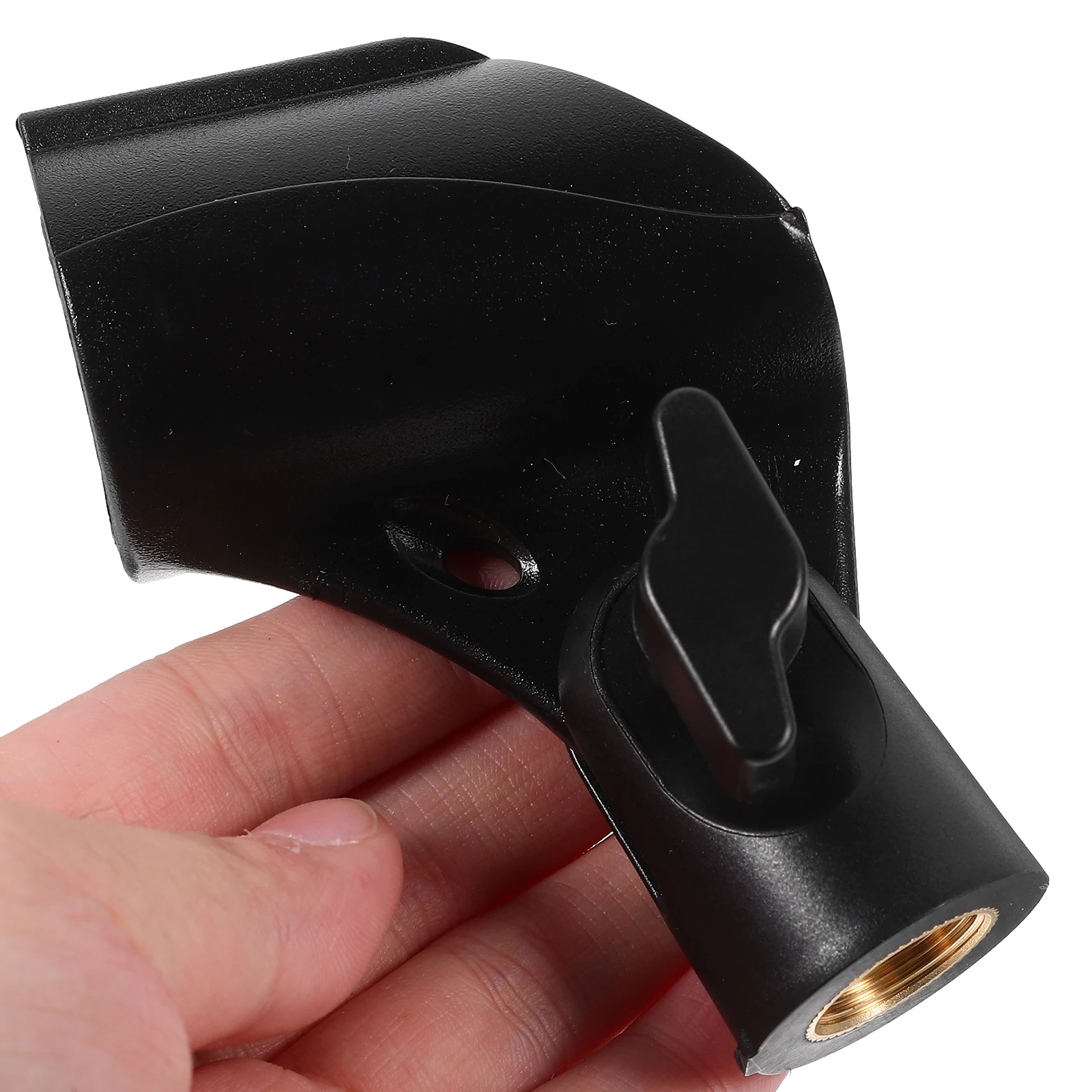 2 Pcs Microphone Clip Clips Holder Large Clamps for Stand Copper Accessories Wireless Adjustable