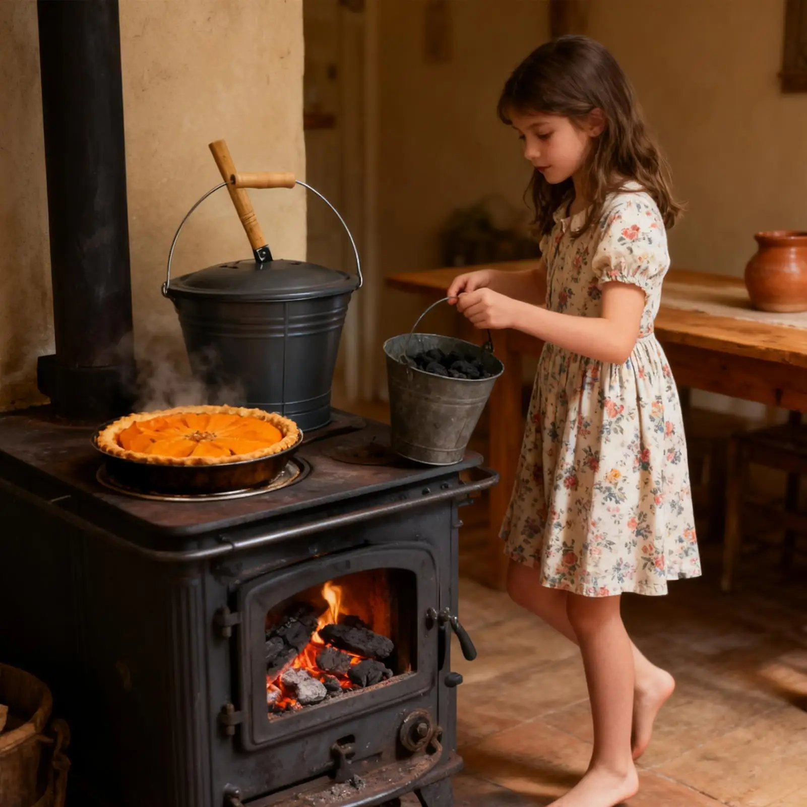 Cubo para cenizas para chimenea, accesorios de Metal para estufa de leña, contenedor grande para cenizas con juego de herramientas para chimenea, hogar al aire libre