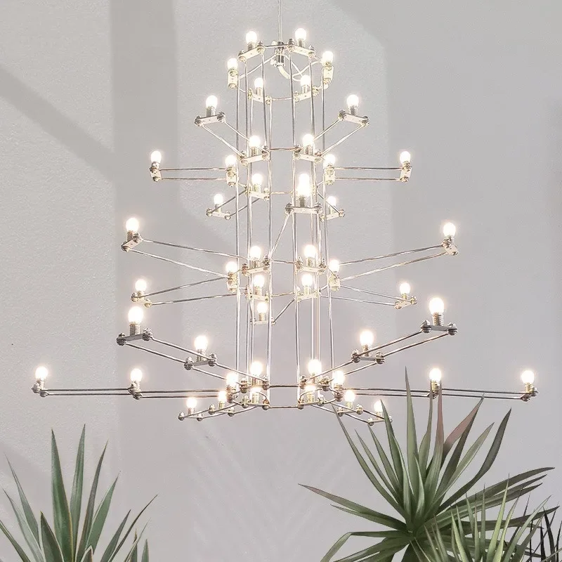 A New Lighting Device Designed for The Firefly Living Room of The Eiffel Tower Equipped with A Luxurious and Atmospheric Pendant