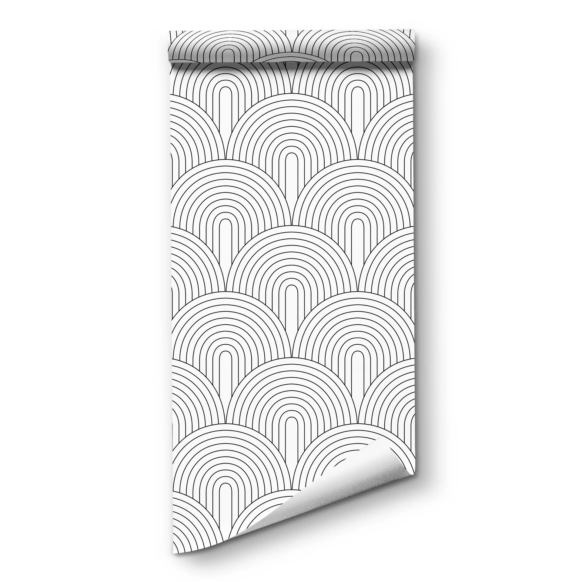 45x300cm Removable Self-Adhesive Textured Wallpaper Retro Ethnic Print Easy DIY Living Room Bedroom Wall Decor for Home