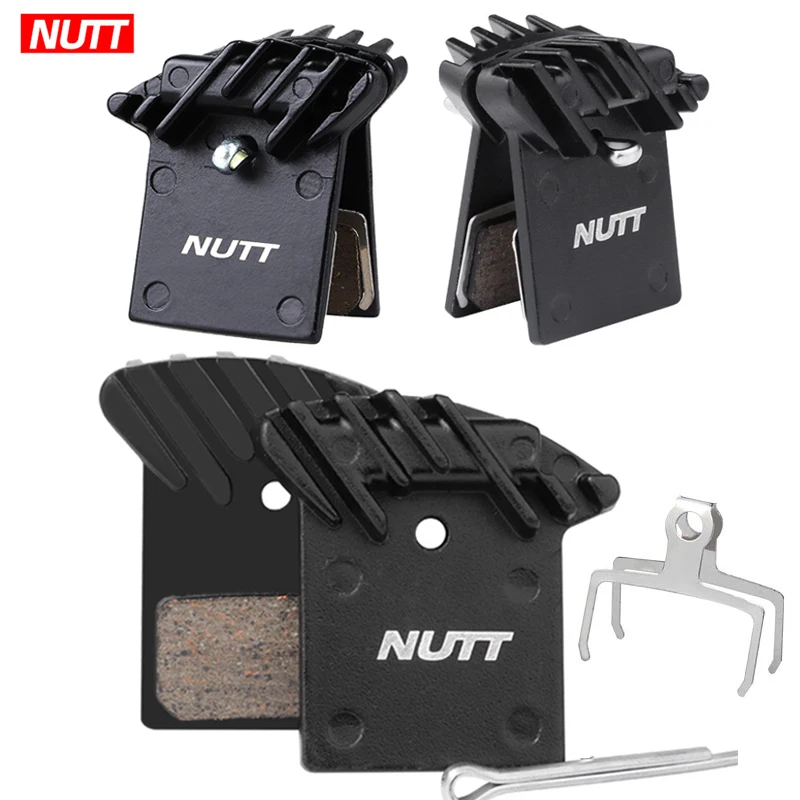 

NUTT Bicycle Hydraulic Disc Brake Pads Semi-metal Resin Heat Dissipation Scooter Brake Pad For NUTT Hydraulic Brake-A1/A2/A5-D