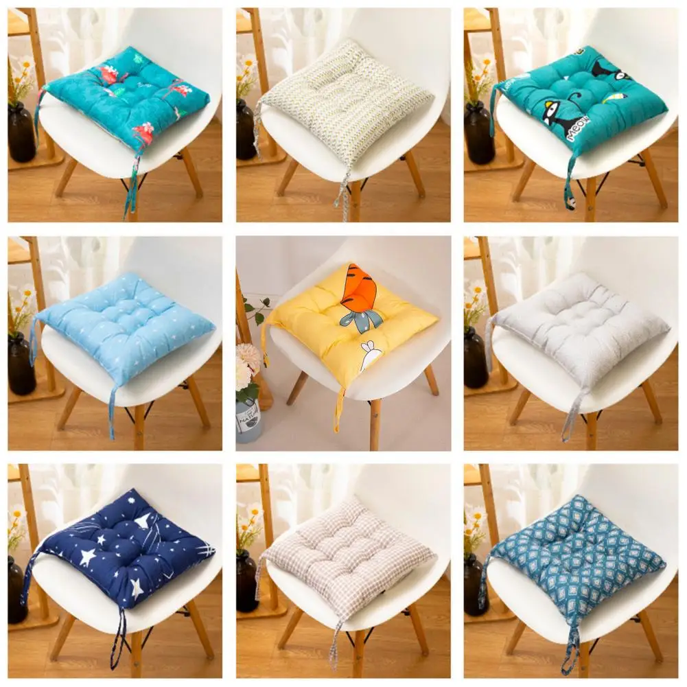 35/40 cm Seat Cushion High Rebound Comfortable Flowers Print Multiple Styles Of Cushions Dining Chair Seat Pad For Home Almofada