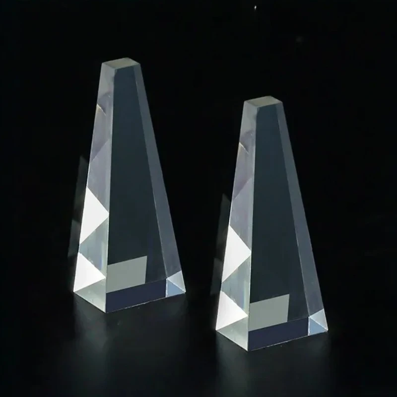 

2PC HD High-precision Optical Guide Lens Optical Prism Lenses Optometry Crystals Projector Camera Telescope