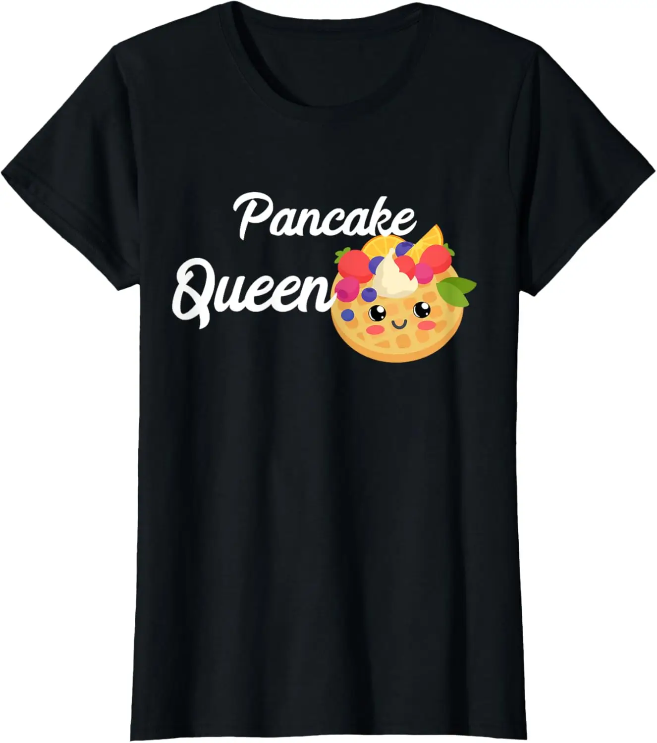 Pancake Queen Sweet Kawaii Brunch Waffles Breakfast Lover T-Shirt