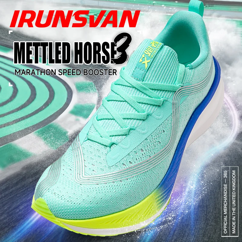 IRUNSVAN Men\'s Carbon Plate Sneakers Professional Marathon Racing Running Shoes High Quality Shoes Comfortable Sports Shoe