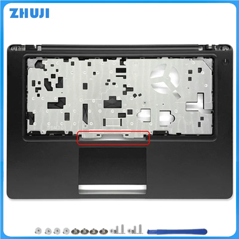 لخط العرض 5480 5490 E5480 E5490 كمبيوتر محمول جديد LCD الغطاء الخلفي الإطار الأمامي مفصلات Palmrest الغطاء السفلي 0TCD99 09R00F #3