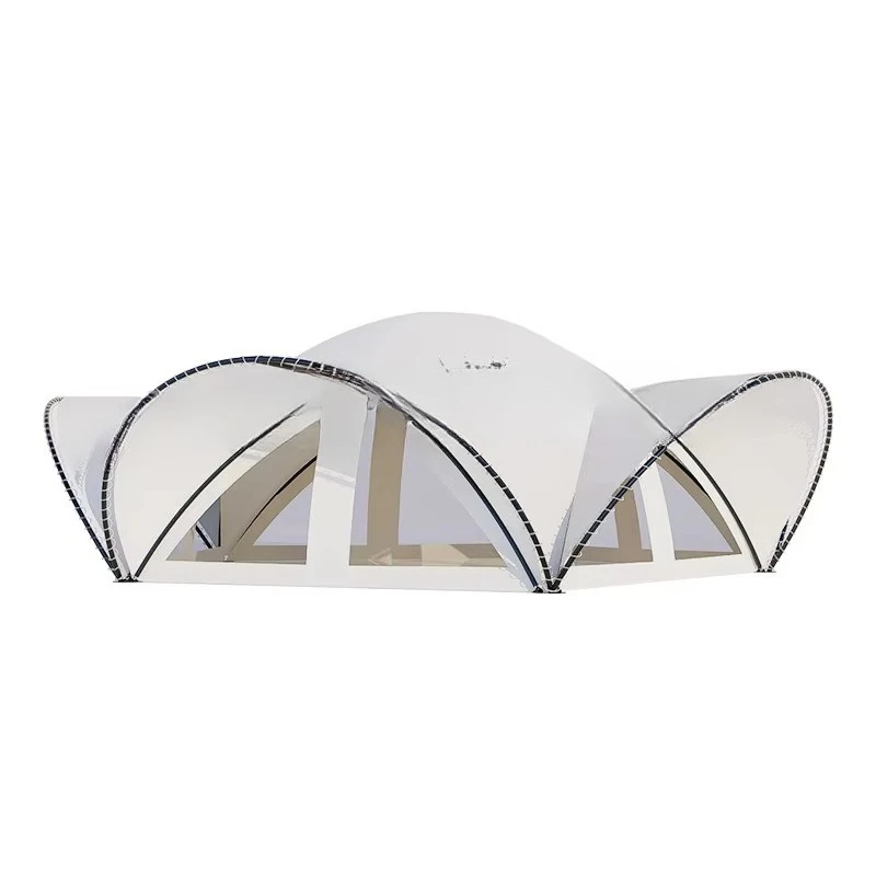 Large Petal Dome Canopy Outdoor Camping Base Boarding Restaurant Private Room Wild Luxury Waterproof Hotel Tent Restaurant Cabin