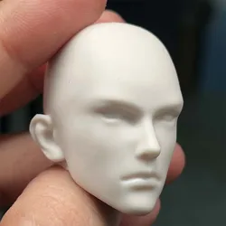 1/6 Scale Handsome Boy Kylin Zhang Unpainted Head Model Sculpt for 12''Figures DIY Accessories
