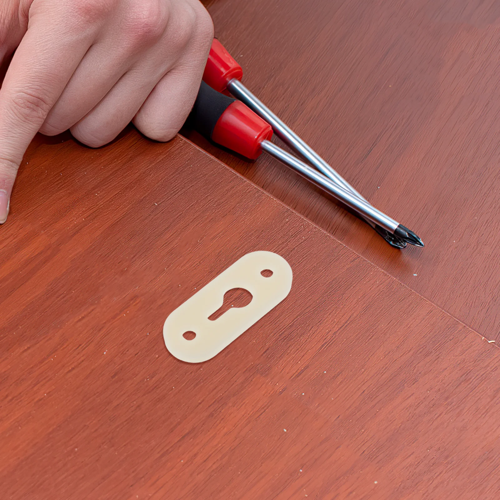 10 قطعة بين قوسين الزاوية البلاستيكية سميكة Abs الرف يدعم الأثاث الاستقرار ثقب المفتاح الشماعات للإطارات خزائن المرايا