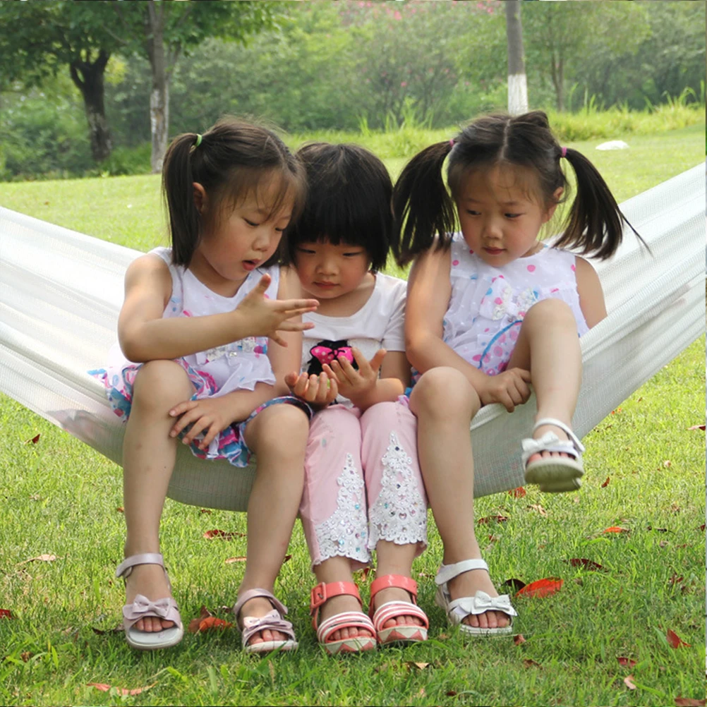 

Portable Hammock Canvas Swing for Tree Backyard Outdoor Furniture Durable Safe Strong Lightweight Camping Hunting Hiking