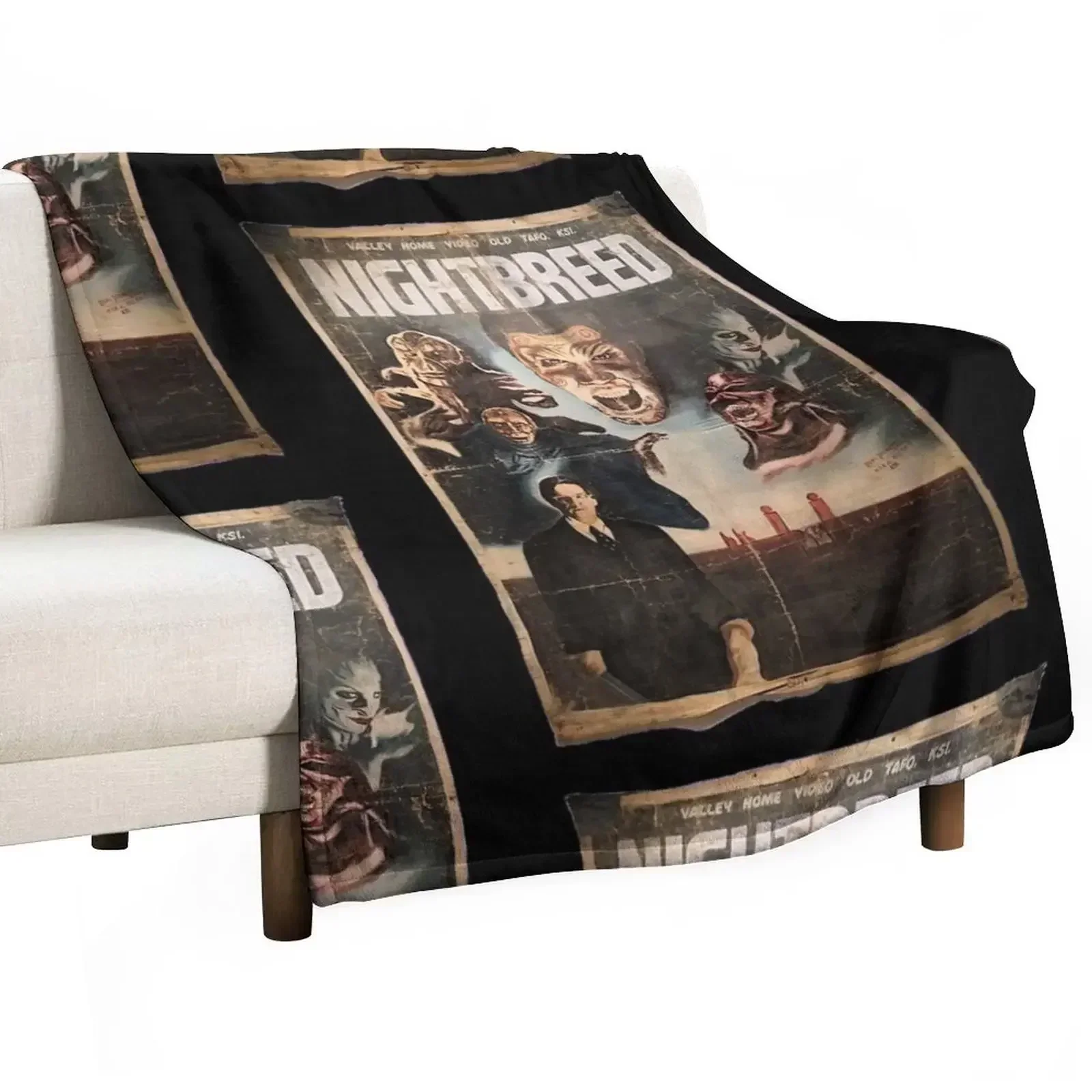 Clive Barker - Nightbreed Throw Blanket For Sofa Thin bed plaid Travel Bed Fashionable Blankets