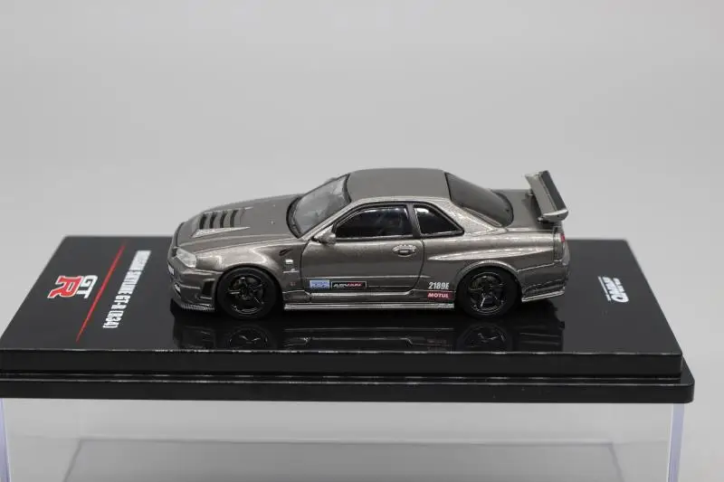 Inno 1:64 nissan Skyline R34GT-R  Collection of die-cast alloy car decoration model toys