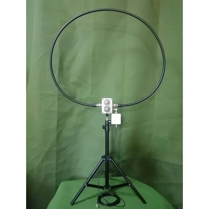20W QRP Magnetic Loop Antenna Short Wave HF Radio IC-705 HF 5-30MHz FM 76-108MHz VHF 110-150MHz UHF 400-450MHz