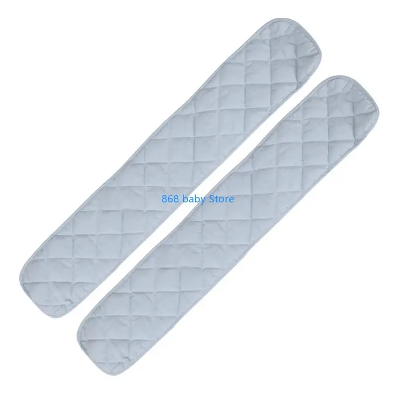 

29EE Baby Crib Anti-bite Solid Color Bed Fence Guardrail Cover Protector Padded