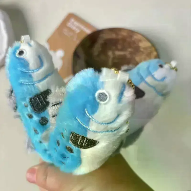 Uroczy, kreskówkowy breloczek z pluszową makrelą, zawieszka, ozdoba, wypchana rybka, brelok do kluczy, dekoracja do plecaka, prezent dla dziecka.