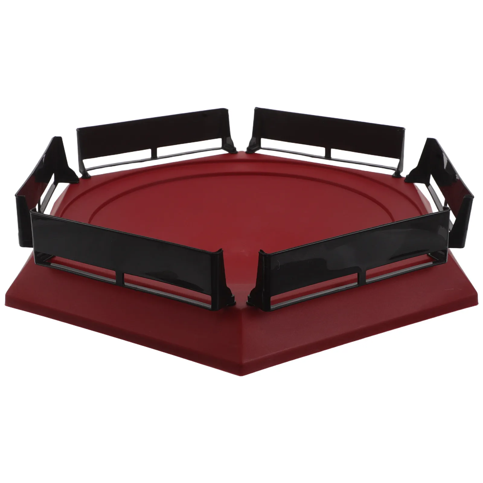 15 Inch Red Plastic Gyro Training Plate Reusable Gyro Match Board Indoor Outdoor Spinning Stadium Game Board