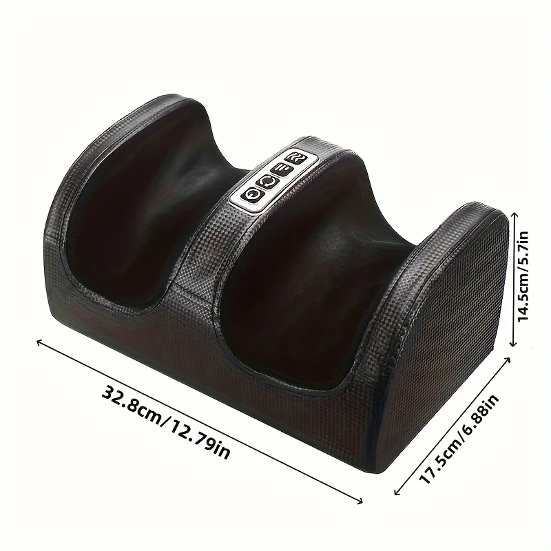 Massageador automático de pés 110V / 220V com adaptador - alivia a fadiga, desbloqueia veias e acalma o corpo inteiro - Presente perfeito para gordura