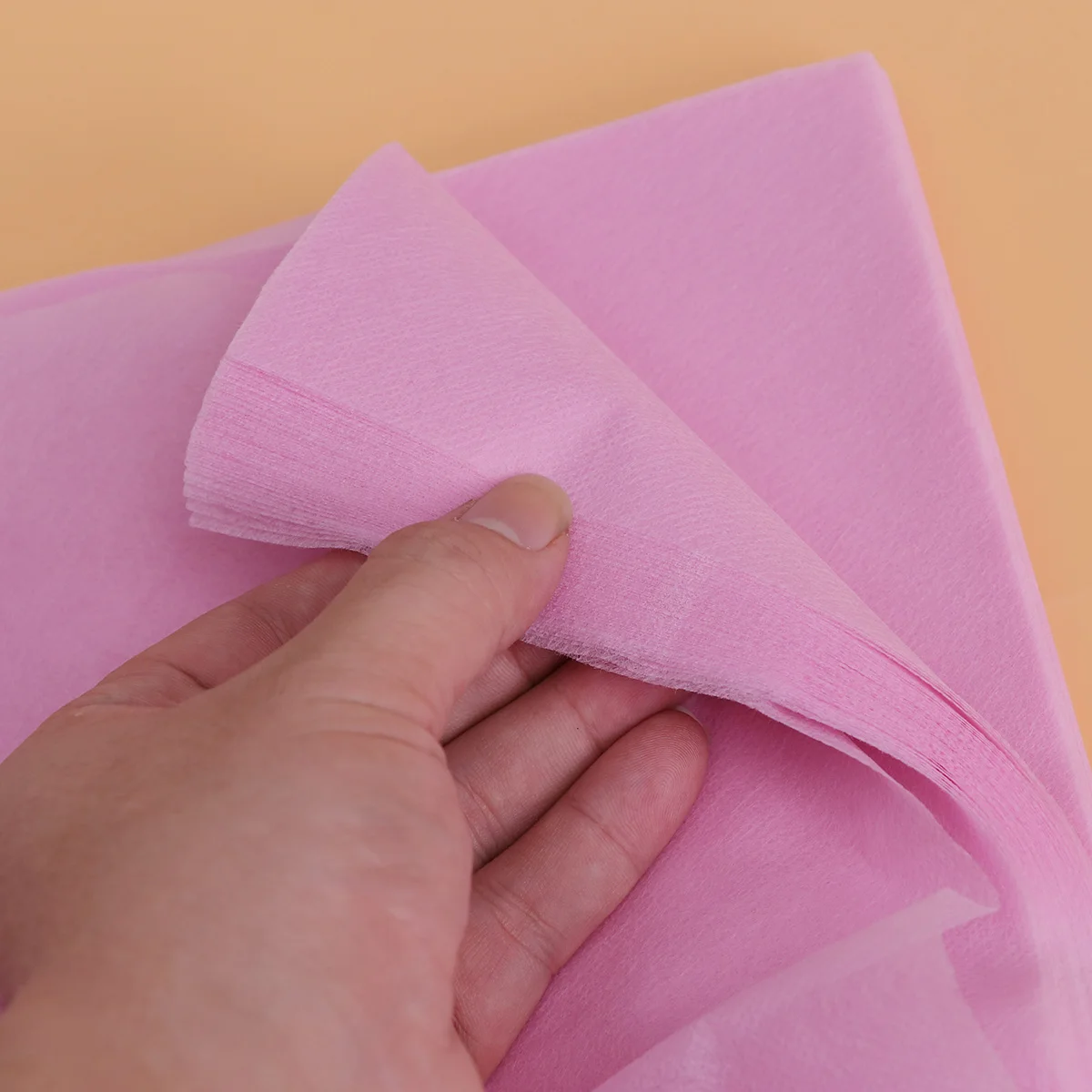 

100 Pcs Non-woven Fabric Face Mask Salon Massage Hole Bed Pillow Towel Cover Disposable Women Mat