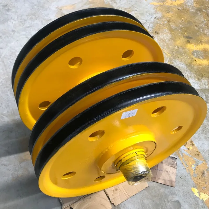Specializing in the manufacture of hot-rolled wire rope lifting pulleys for bridge and tower cranes