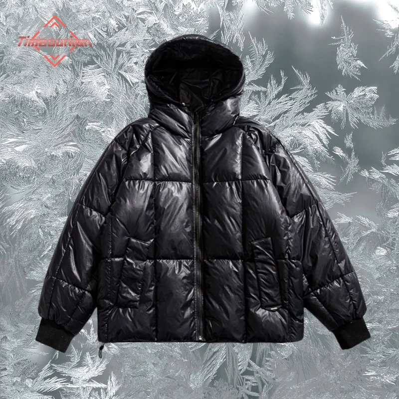 Soft and Skin-friendly Advanced Fabric Classic Lightweight Couple's Parka Loose Windproof and Warm Men's Padded Jackets Women