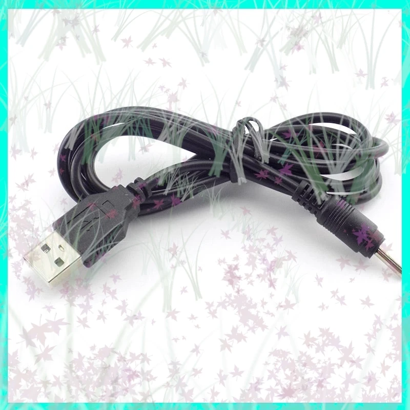 3.5mm Mirco USB Charger Cable Dc Power Supply Adapter Charger Flashlight Head Lamp Torch Light 18650 Rechargeable Battery E3