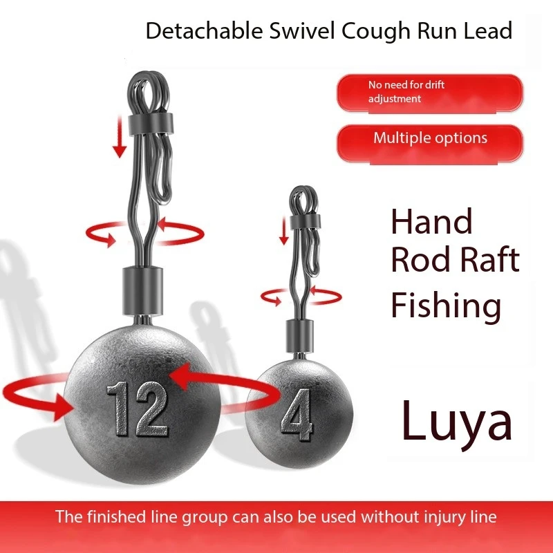 

New Type Of Fast Detachable Lead Sinker, Anti Flowing Water Main Thread Anti Winding Anti Drifting Fishing Gear Accessories