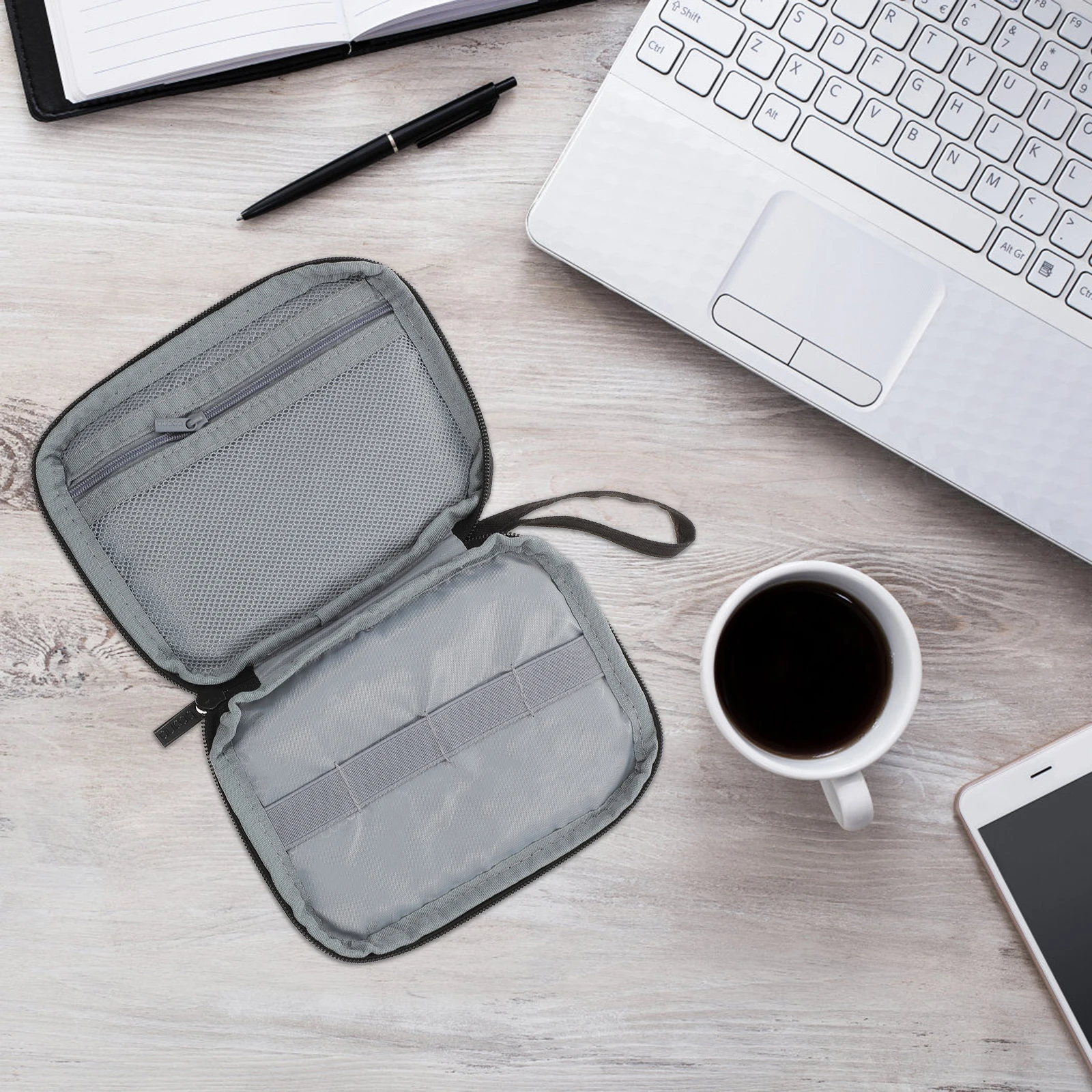 

Watch Storage Bag Charge Cable Organizer Accessories Pouch Headphone Oxford Cloth Band Fine Texture Neat Tidy