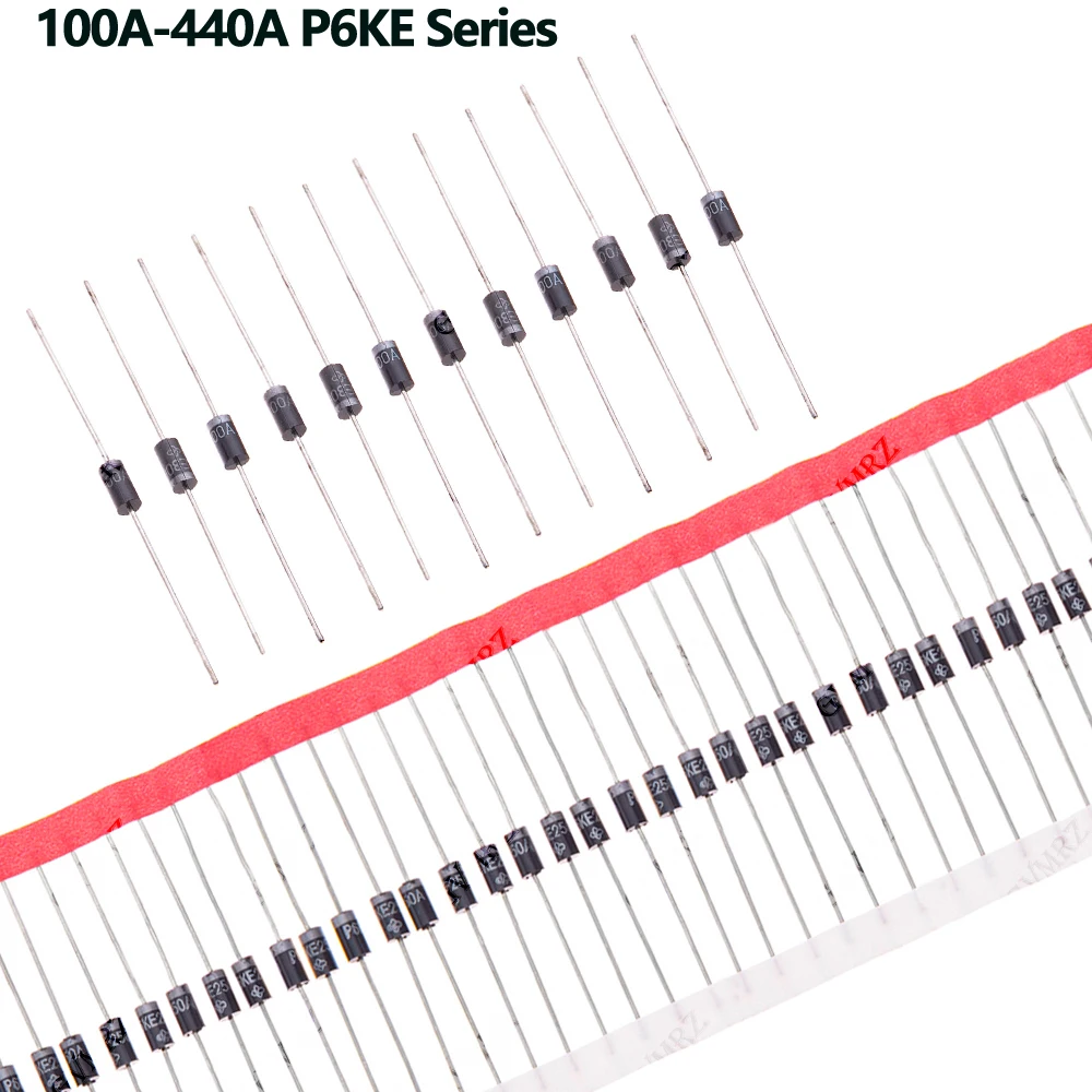 P6KE Series 160A 180A TVS Diode Kit Unidirectional Transient Voltage Suppressors for Industrial Use & Circuit Safety 100A 150A 