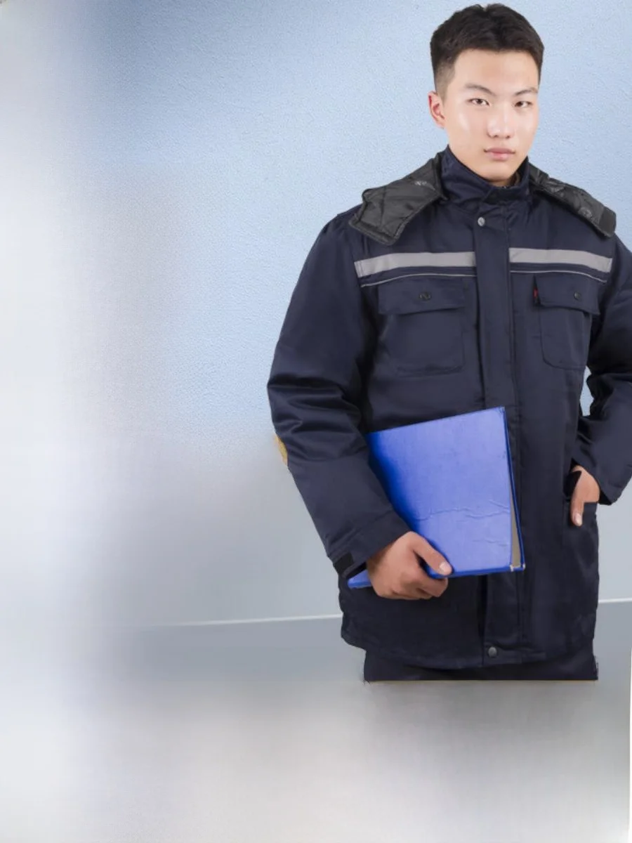 veste-de-travail-d'hiver-pour-hommes-antistatique-a-double-bande-reflechissante-mi-longue-en-coton-protection-thermique-vetement-d'exterieur