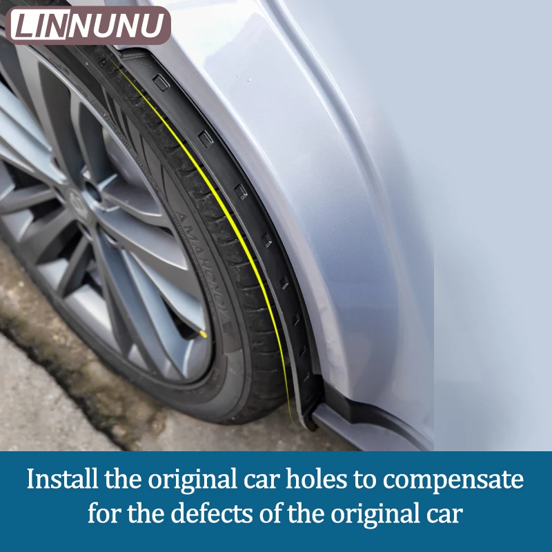 LINNUNU For Leapmotor C10 Car mud flaps special rear door rear wheel fender modification Auto accessories mudguard Splash Guards