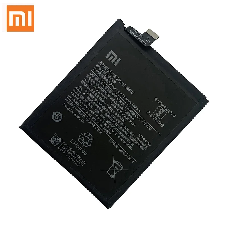 100% Original  BM4P BM4U BM4Q Phone Battery For Xiaomi Redmi K30 Pro K30Pro Supreme Version Poco F2 Pro Batteries Bateria