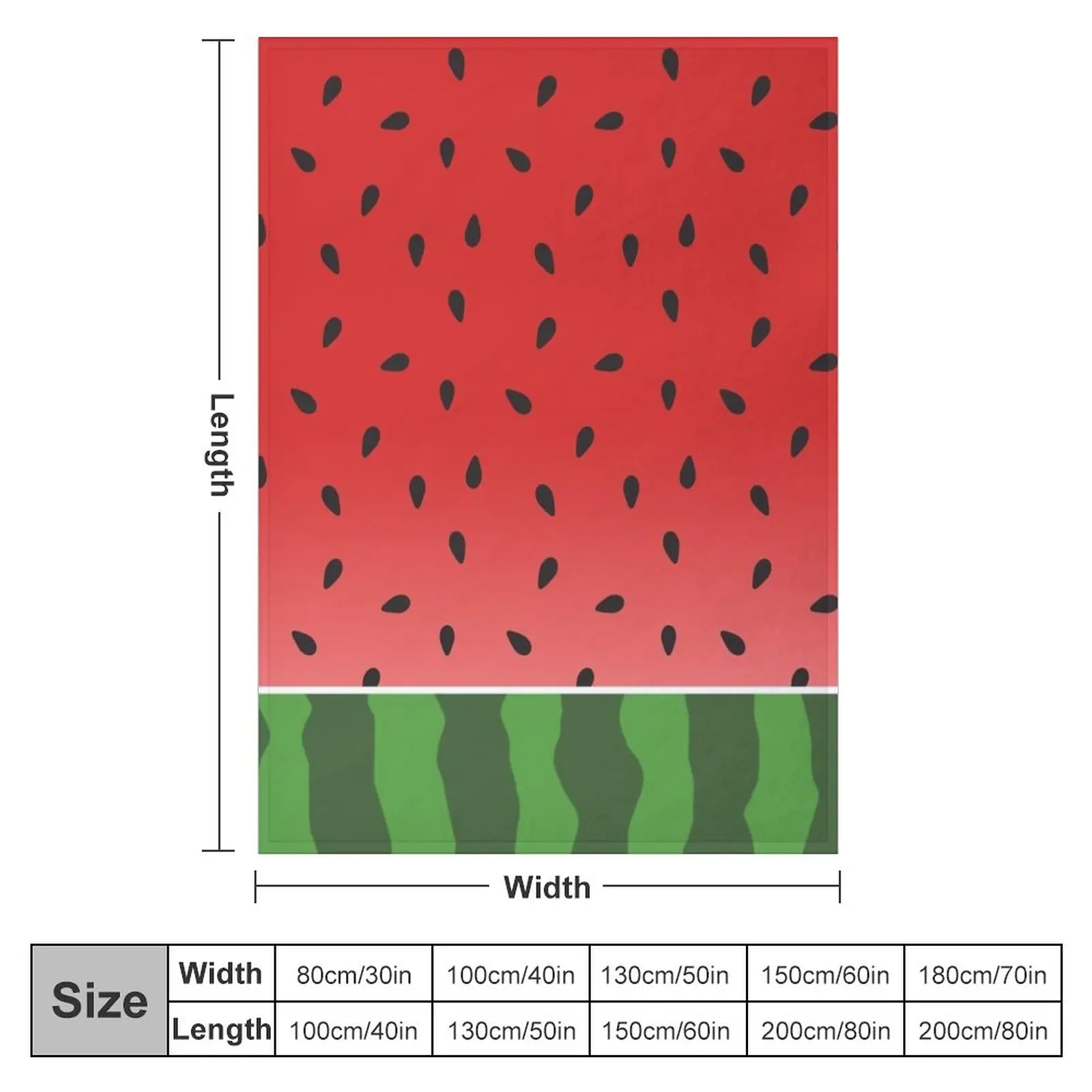 Watermelon Throw Blanket cosplay anime Soft Plush Plaid Decorative Sofa Blankets